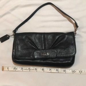 Coach leather clutch